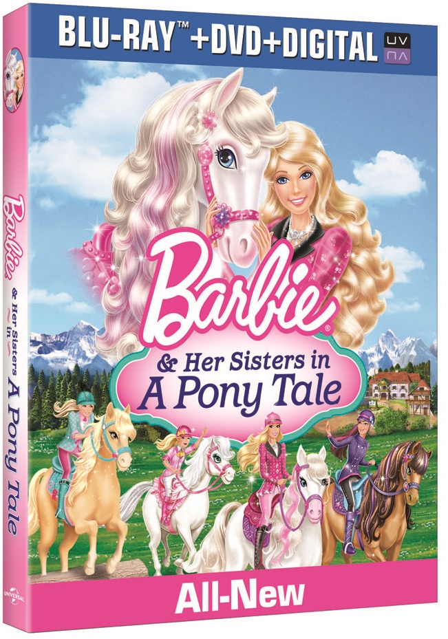 Barbie and Her Sisters In a Pony Tale Blu-ray Review