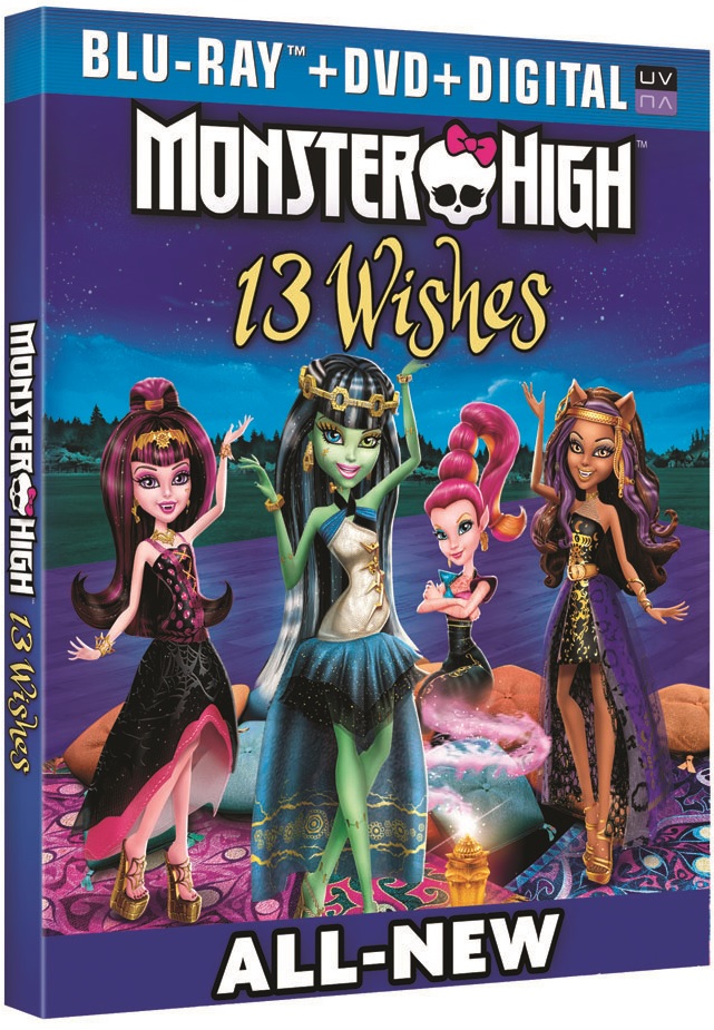 Monster High 13 Wishes Blu-ray Review