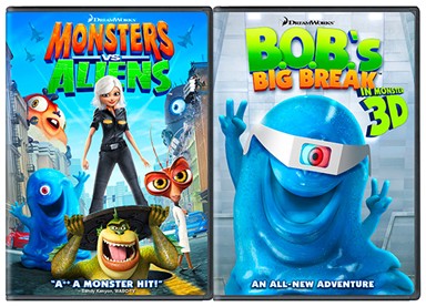 Monsters VS Aliens dvd