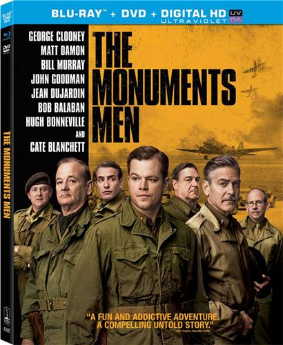 The Monuments Men blu-ray