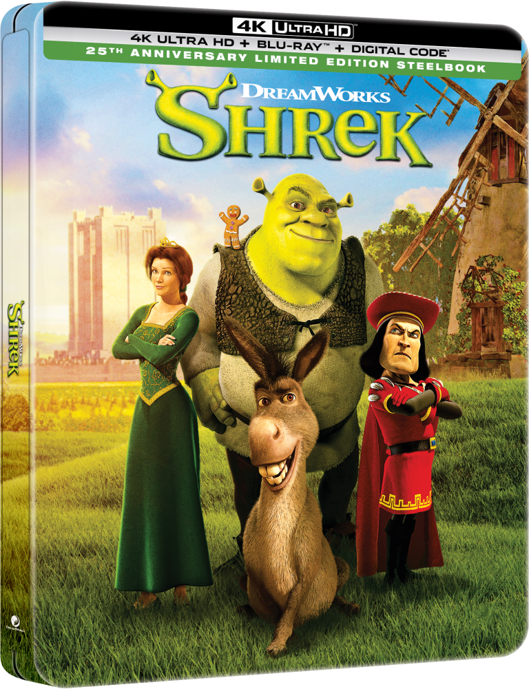 SHREK Celebrates 25 Years With Newly Remastered 4K Ultra HD & Limited Edition Steelbook Arriving November 3, 2026